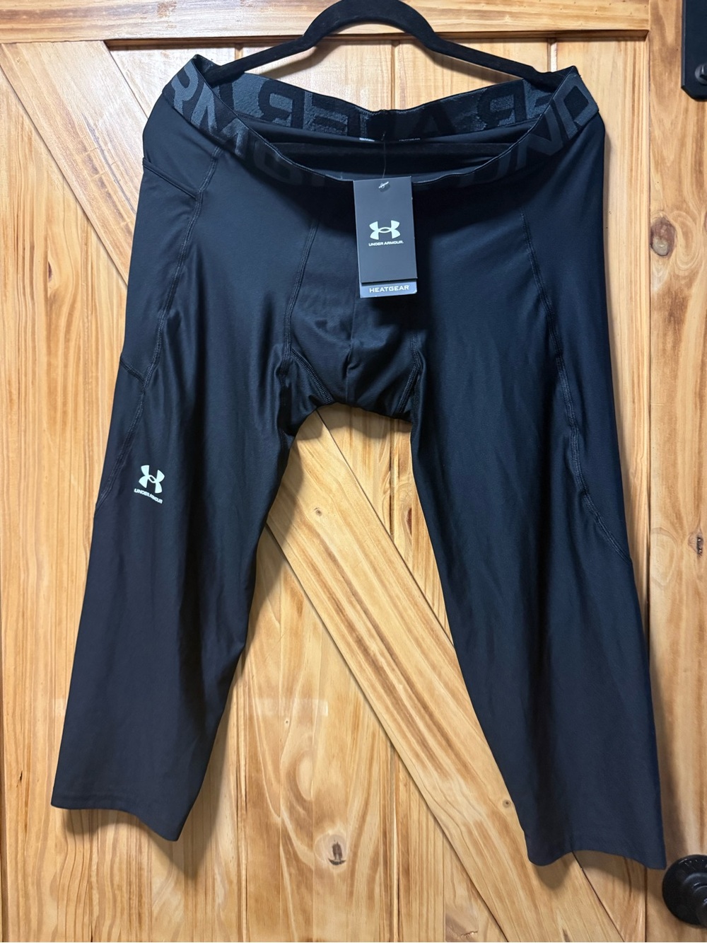 Under Armour Black Men’s 3/4 HeatGear Compression Tights